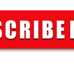 Botón rojo "SUSCRÍBETE" con un icono de campana a la derecha. Una mano hace clic en el icono de campana, lo que ilustra una estrategia de marketing digital inteligente para interactuar y notificar a los seguidores al instante.