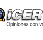 Logotipo de iCERT con un sello a la izquierda que muestra cinco estrellas y la palabra "Certificación Garantía" encima.